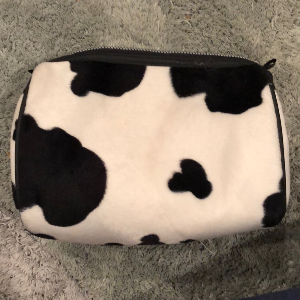 Cow Print Makeup bag